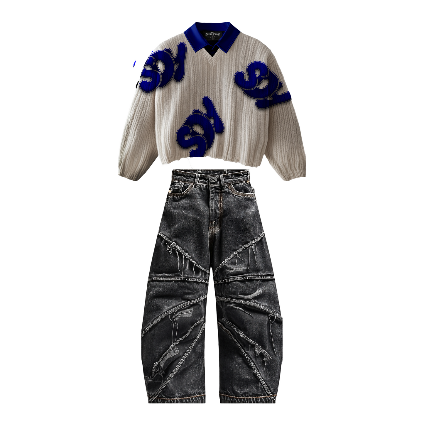 Custom Knitted Sweater Set